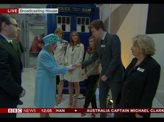 The actual Queen visits Radio 1!