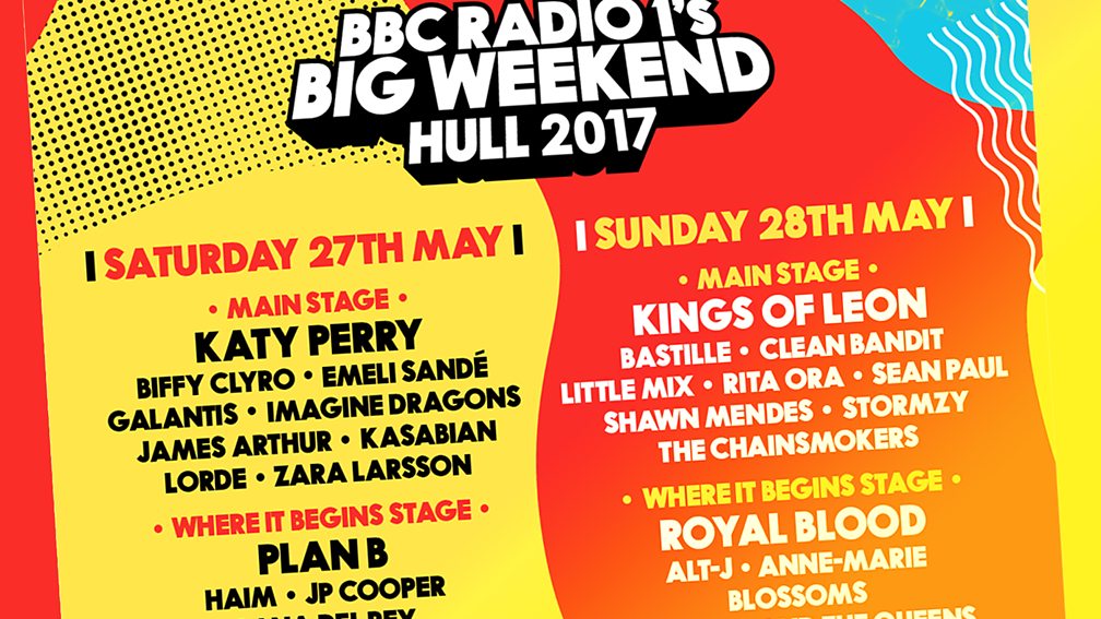 Where will Radio 1’s Big Weekend 2018 be held?