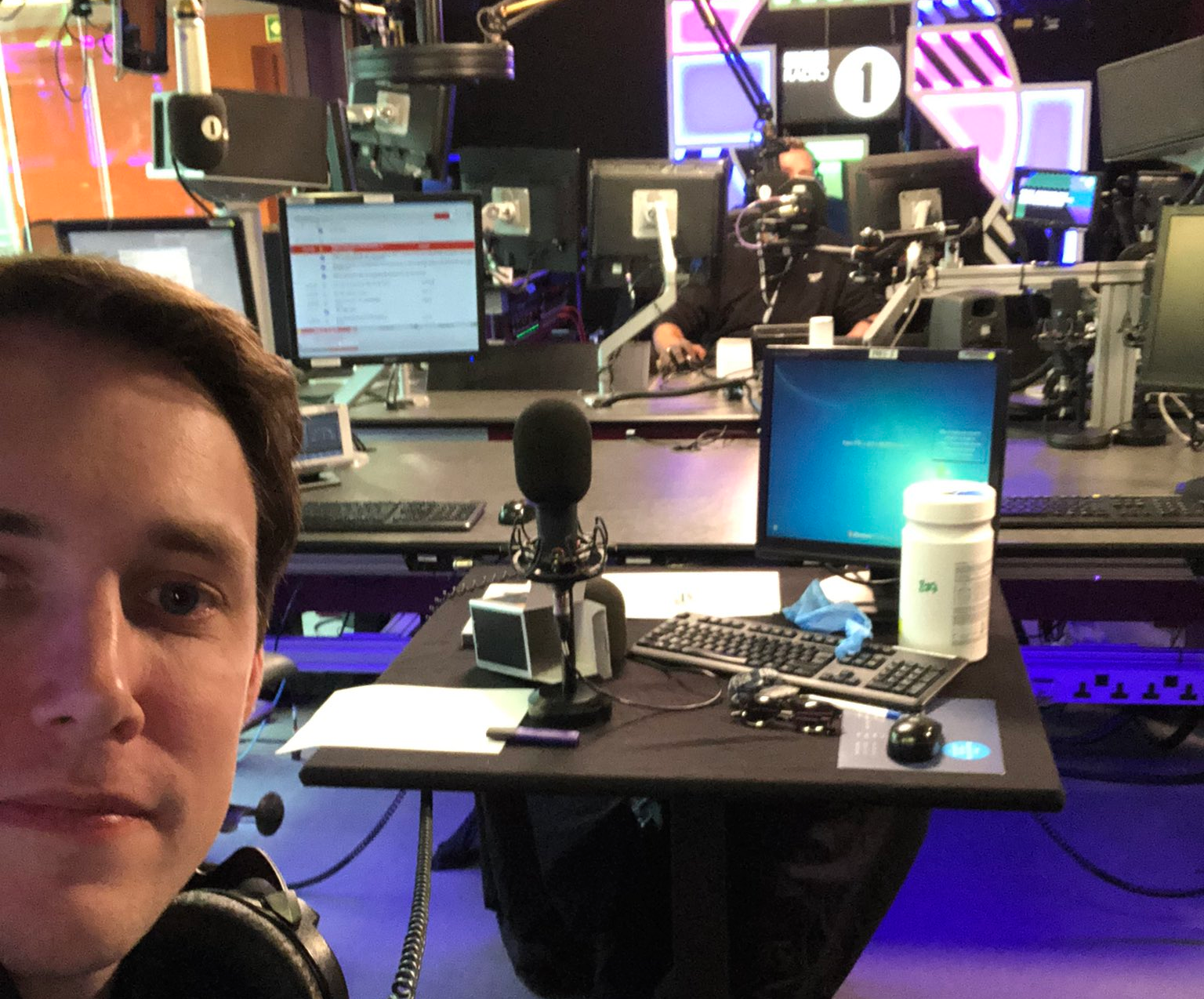 Co-presenters return to Radio 1 studios